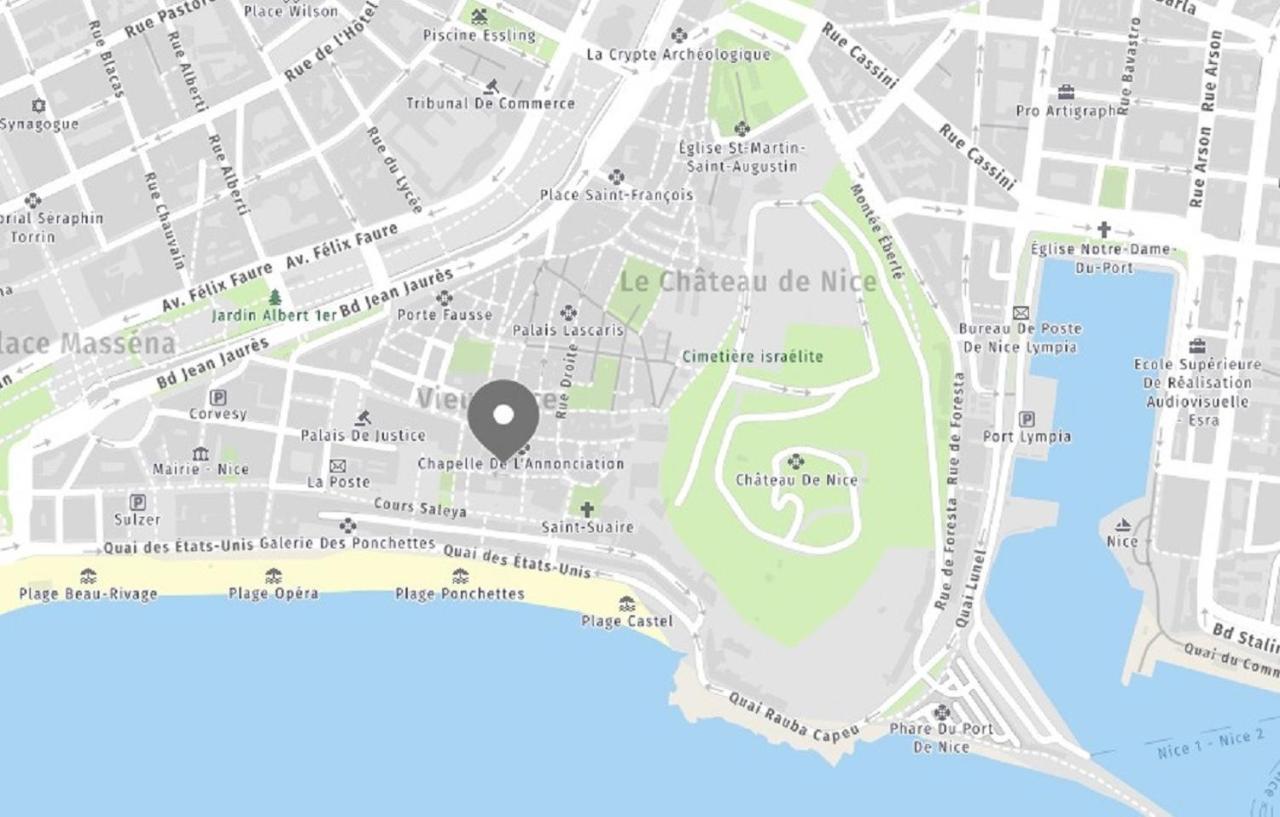 ניס Aparthotel Riviera - Barillerie 3 - Vieille Ville 50M De La Plage- 4 Pieces - Ac מראה חיצוני תמונה